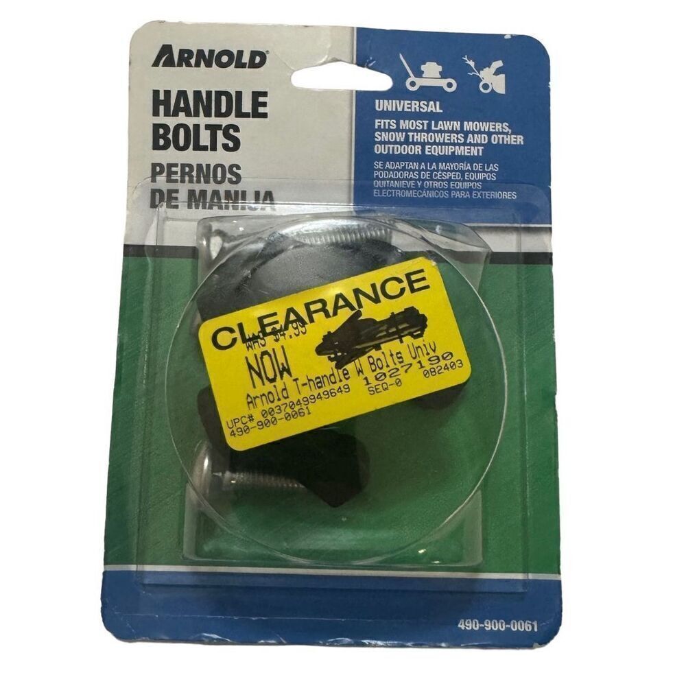 Replacement Handle Bolts With Knobs | Arnold Universal Mower 490-900-0061
